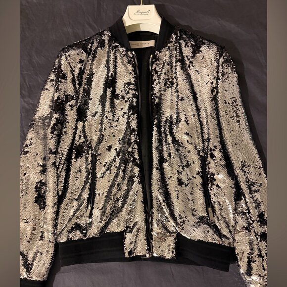 Golden Goose Men's Joshua Sequin Bomber Jacket Size 48 IT - Picture 3 of 13